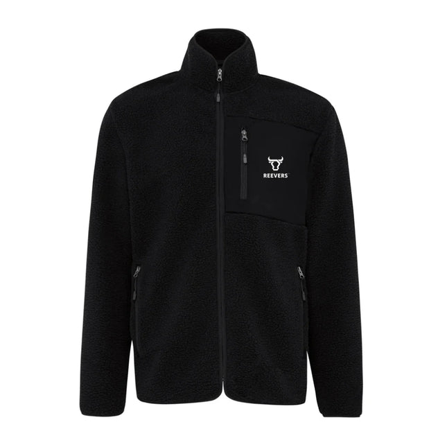 Recycled polyester pile fleece jacket - hospitality