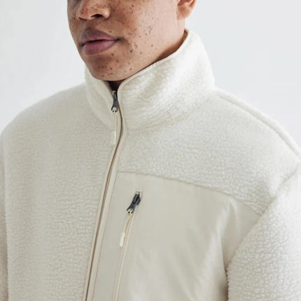 Recycled polyester pile fleece jacket - hospitality