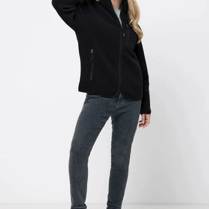 Recycled polyester pile fleece jacket - hospitality