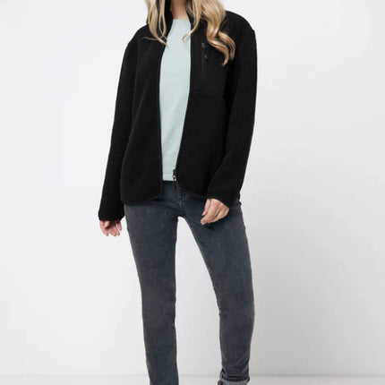 Recycled polyester pile fleece jacket - hospitality
