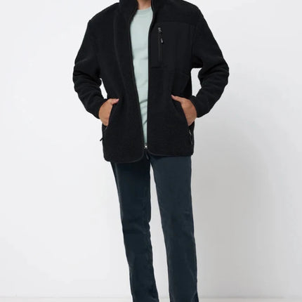 Recycled polyester pile fleece jacket - hospitality