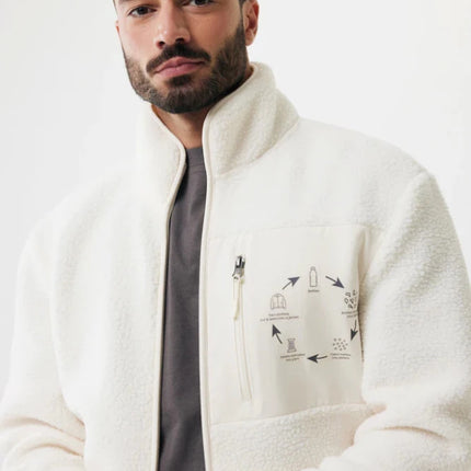Recycled polyester pile fleece jacket - hospitality