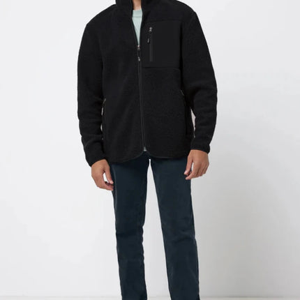 Recycled polyester pile fleece jacket - hospitality