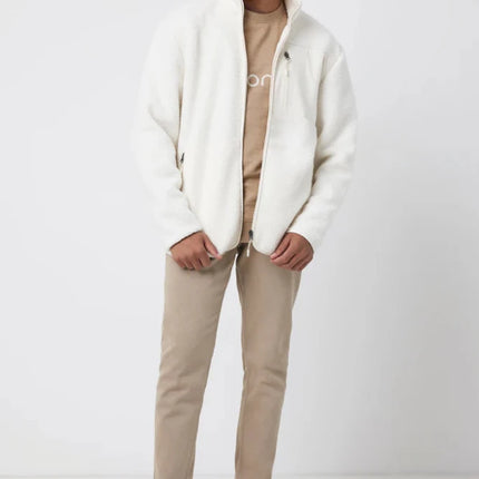 Recycled polyester pile fleece jacket - hospitality