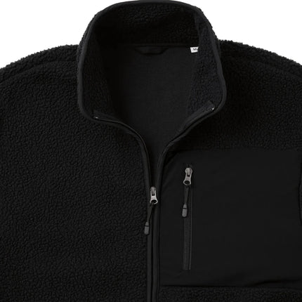 Recycled polyester pile fleece jacket - hospitality