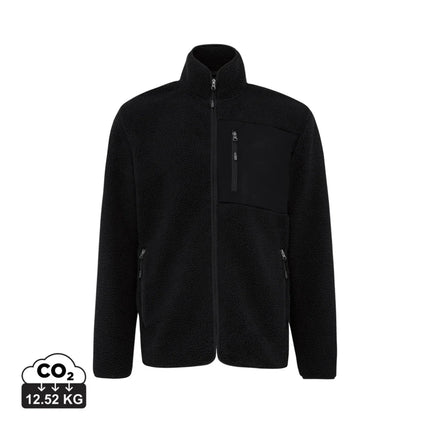 Recycled polyester pile fleece jacket - hospitality
