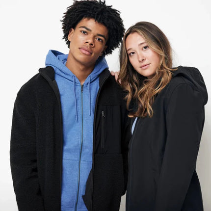 Recycled polyester pile fleece jacket - hospitality