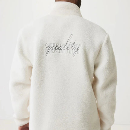 Recycled polyester pile fleece jacket - hospitality
