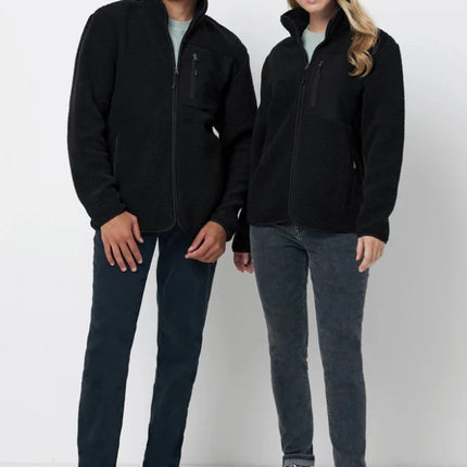 Recycled polyester pile fleece jacket - hospitality