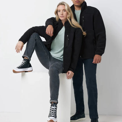 Recycled polyester pile fleece jacket - hospitality