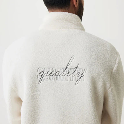 Recycled polyester pile fleece jacket - hospitality