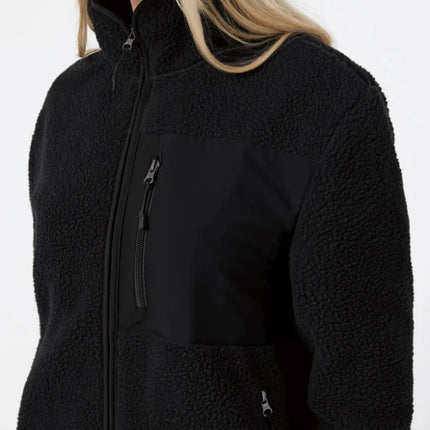 Recycled polyester pile fleece jacket - hospitality