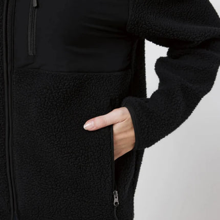 Recycled polyester pile fleece jacket - hospitality