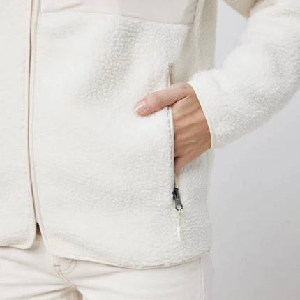 Recycled polyester pile fleece jacket - hospitality