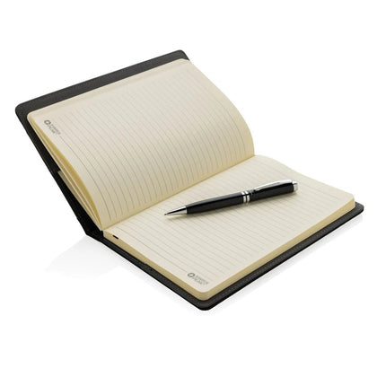 Refillable notebook and pen set - hospitality