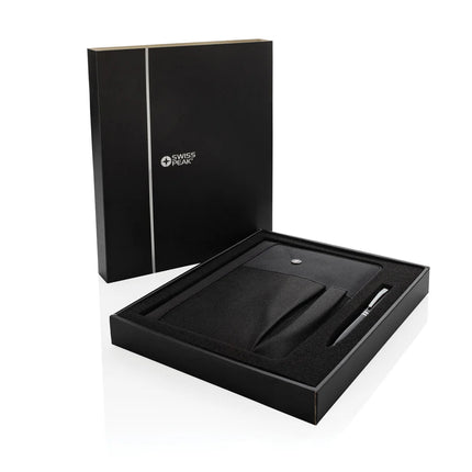 Refillable notebook and pen set - hospitality