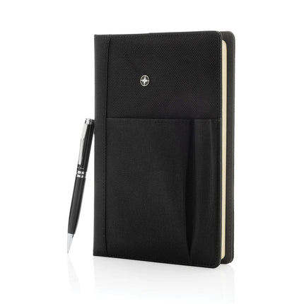 Refillable notebook and pen set - hospitality