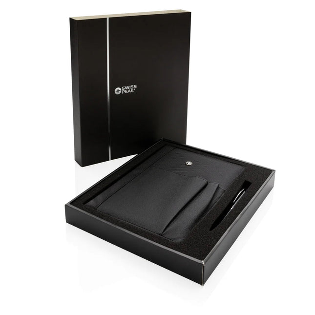 Refillable notebook and pen set - hospitality