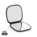 Recycled ABS,Glass / black / 7 x 7 x 1 cm