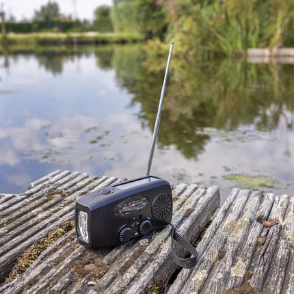 RescueWave RCS recycled plastic emergency radio - hospitality