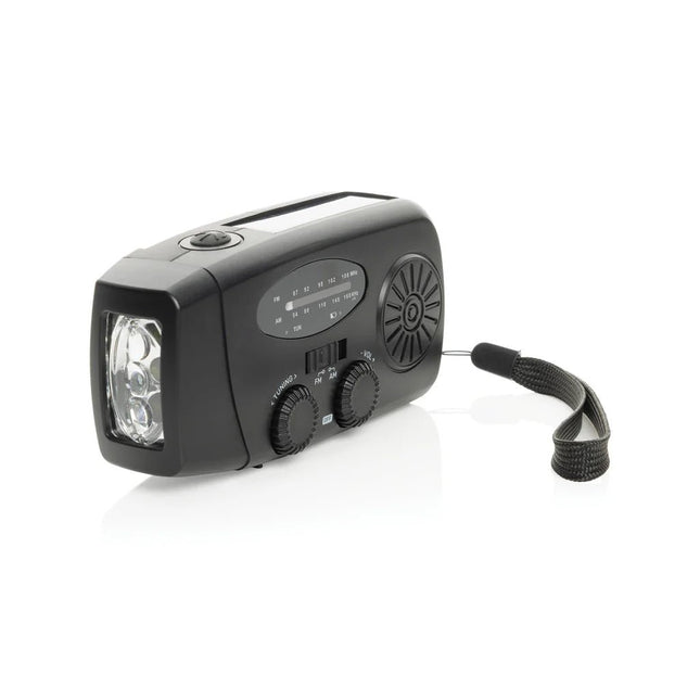 RescueWave RCS recycled plastic emergency radio - hospitality
