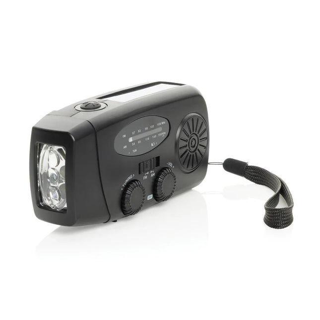 RescueWave RCS recycled plastic emergency radio - hospitality