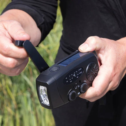 RescueWave RCS recycled plastic emergency radio - hospitality