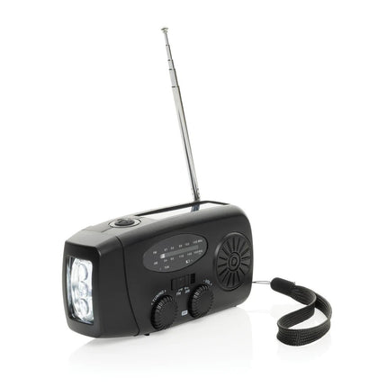 RescueWave RCS recycled plastic emergency radio - hospitality