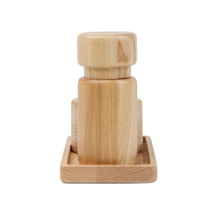 Retro Nordic Ash Wood Salt And Pepper Set Of FSC Certified Craftsmanship Collection - hospitality