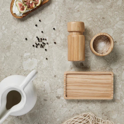 Retro Nordic Ash Wood Salt And Pepper Set Of FSC Certified Craftsmanship Collection - hospitality