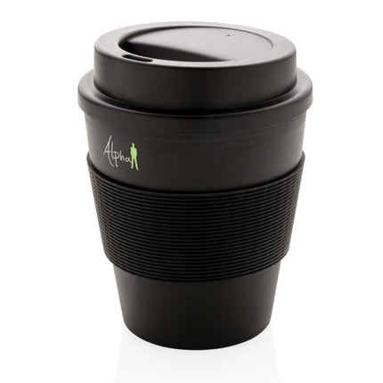 Reusable Coffee cup with screw lid 350ml - hospitality