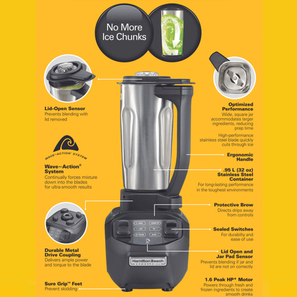 Rio Bar Blender - Stainless Steel - hospitality