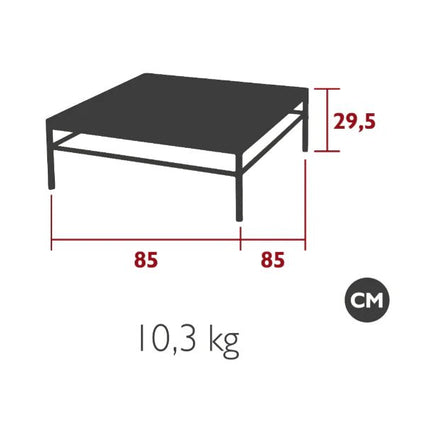 Rivage Low Table 85x85cm - hospitality