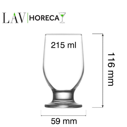 Riverside footed tumbler, 215ml, LAV - hospitality
