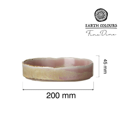 Rosa high edge plate 200 mm - hospitality