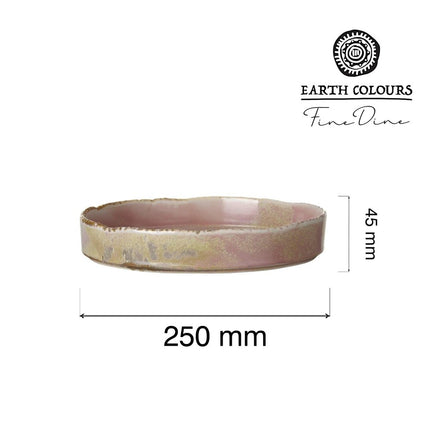 Rosa high edge plate 250 mm - hospitality