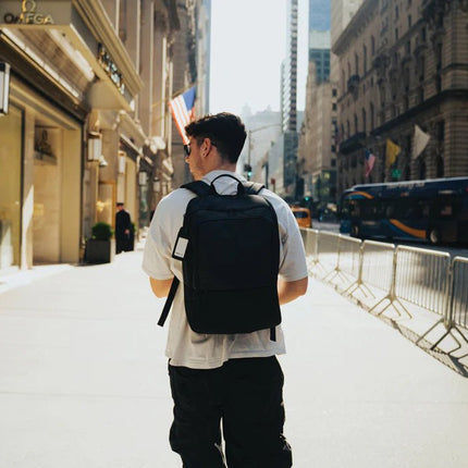 RPET 15.6 inch deluxe laptop backpack - hospitality