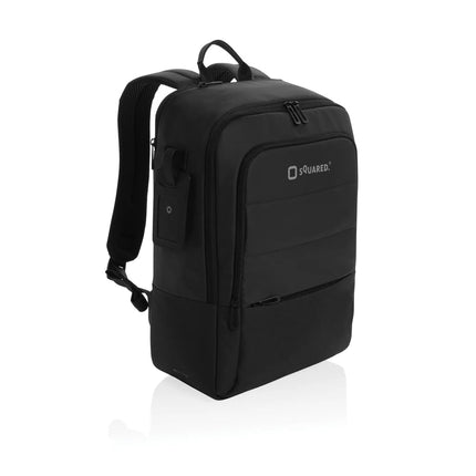 RPET 15.6 inch deluxe laptop backpack - hospitality