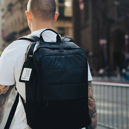 RPET 15.6 inch deluxe laptop backpack - hospitality