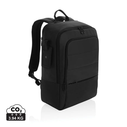 RPET 15.6 inch deluxe laptop backpack - hospitality