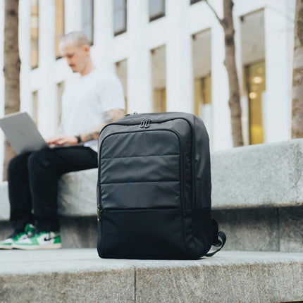 RPET 15.6 inch deluxe laptop backpack - hospitality