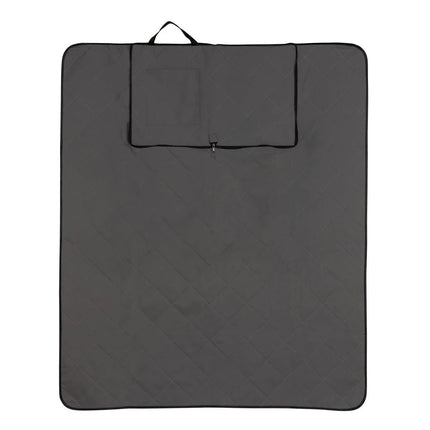 RPET foldable quilted picnic blanket - hospitality