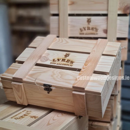 Rustic 3 Bottle Box - Natural x 25 - hospitality