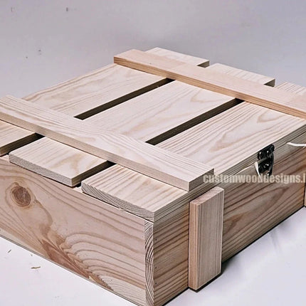 Rustic 3 Bottle Box - Natural x 25 - hospitality
