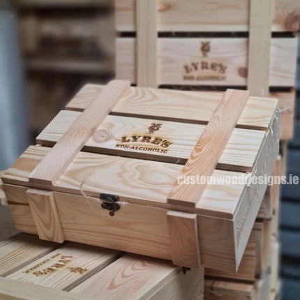 Rustic 3 Bottle Box - Natural x 25 - hospitality