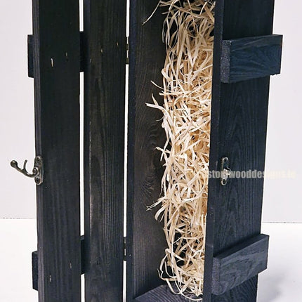Rustic Bottle Box - Black Single x 25 - hospitality