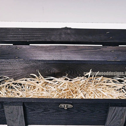 Rustic Bottle Box - Black Single x 25 - hospitality