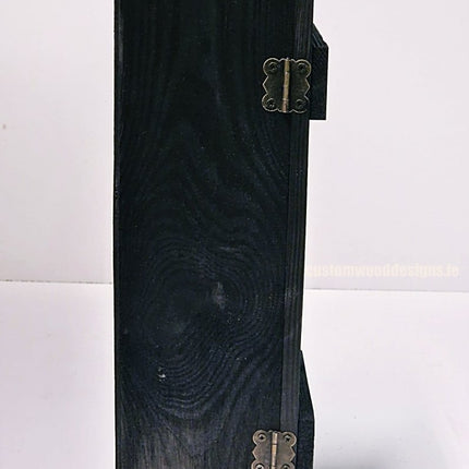 Rustic Bottle Box - Black Single x 25 - hospitality
