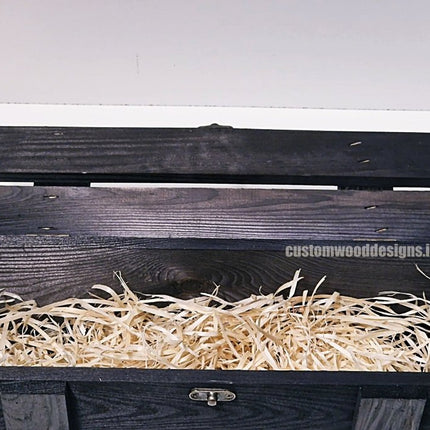 Rustic Bottle Box - Black Single x 25 - hospitality