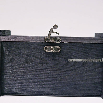 Rustic Bottle Box - Black Single x 25 - hospitality